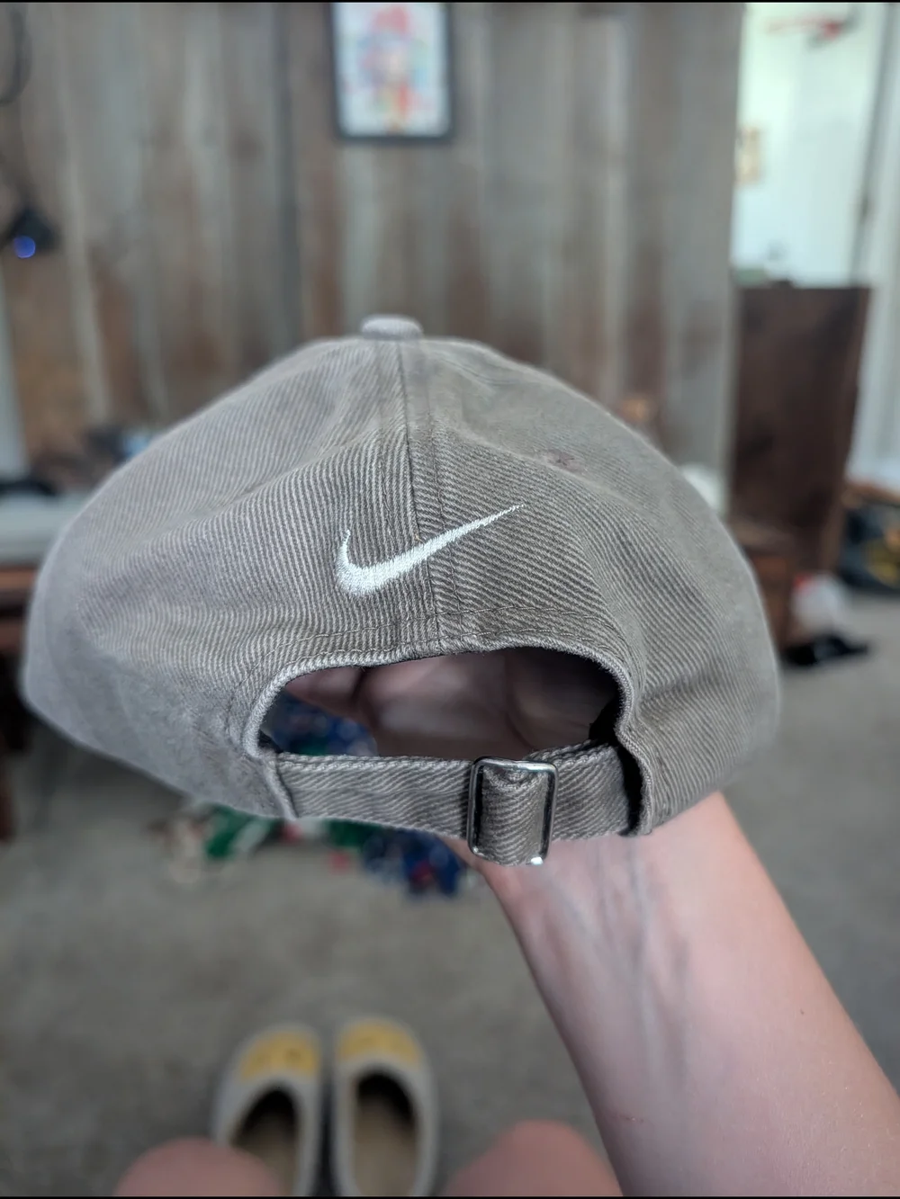 Nike Club Olive Green Unstructured Futura Wash Hat
